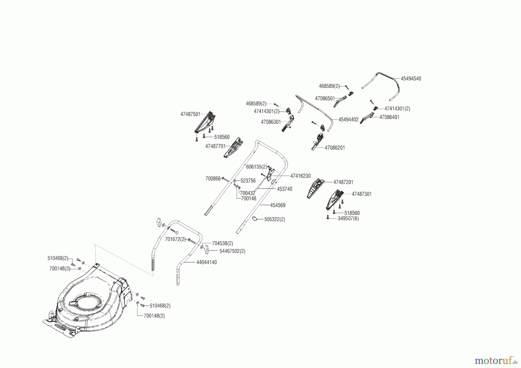AL-KO Gartentechnik Benzinrasenmäher Highline 473 SP-A ab 03/2019 Seite 2