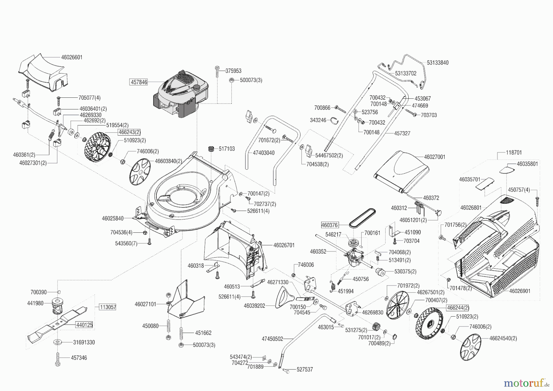 AL-KO Gartentechnik Benzinrasenmäher Plus 3 R 10/2019 Seite 1
