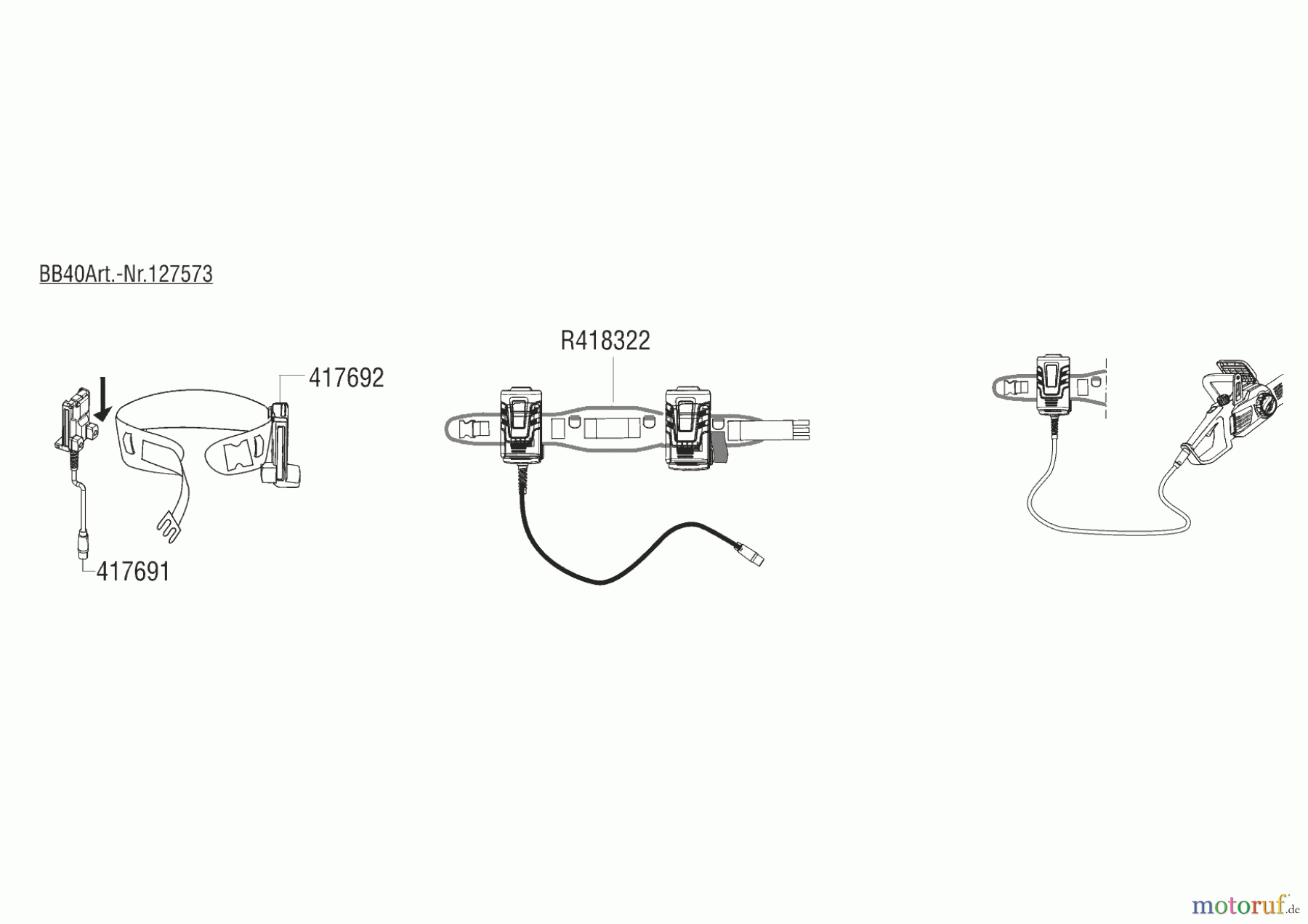 AL-KO Gartentechnik Zubehör Gartentechnik AKKU GÜRTEL BB40 10/2019 Seite 1