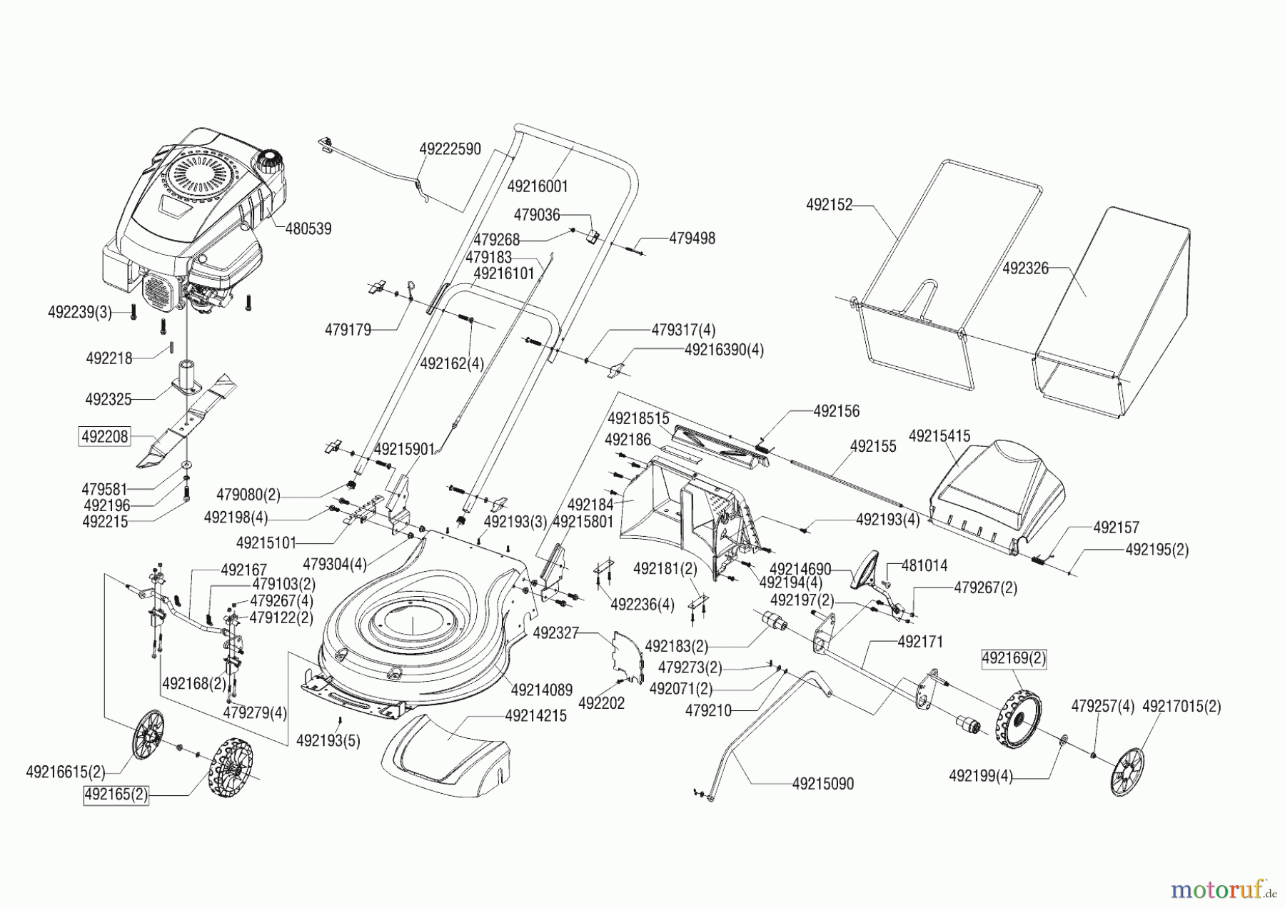  Greenzone Gartentechnik Benzinrasenmäher LM 46 P   ab 01/2020 Seite 1