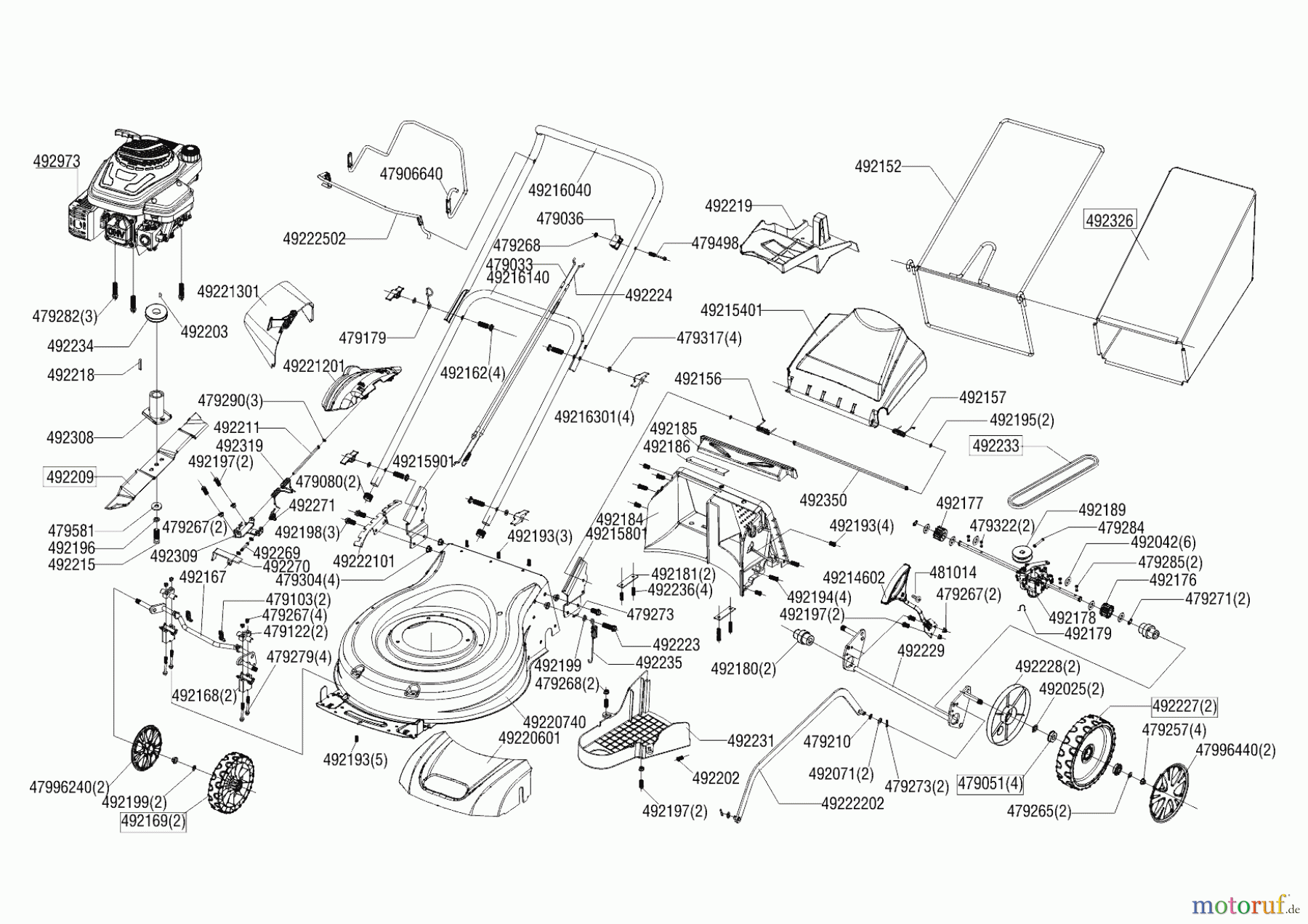  AL-KO Gartentechnik Benzinrasenmäher EASY 5.10 SP-S  01/2020 Seite 1