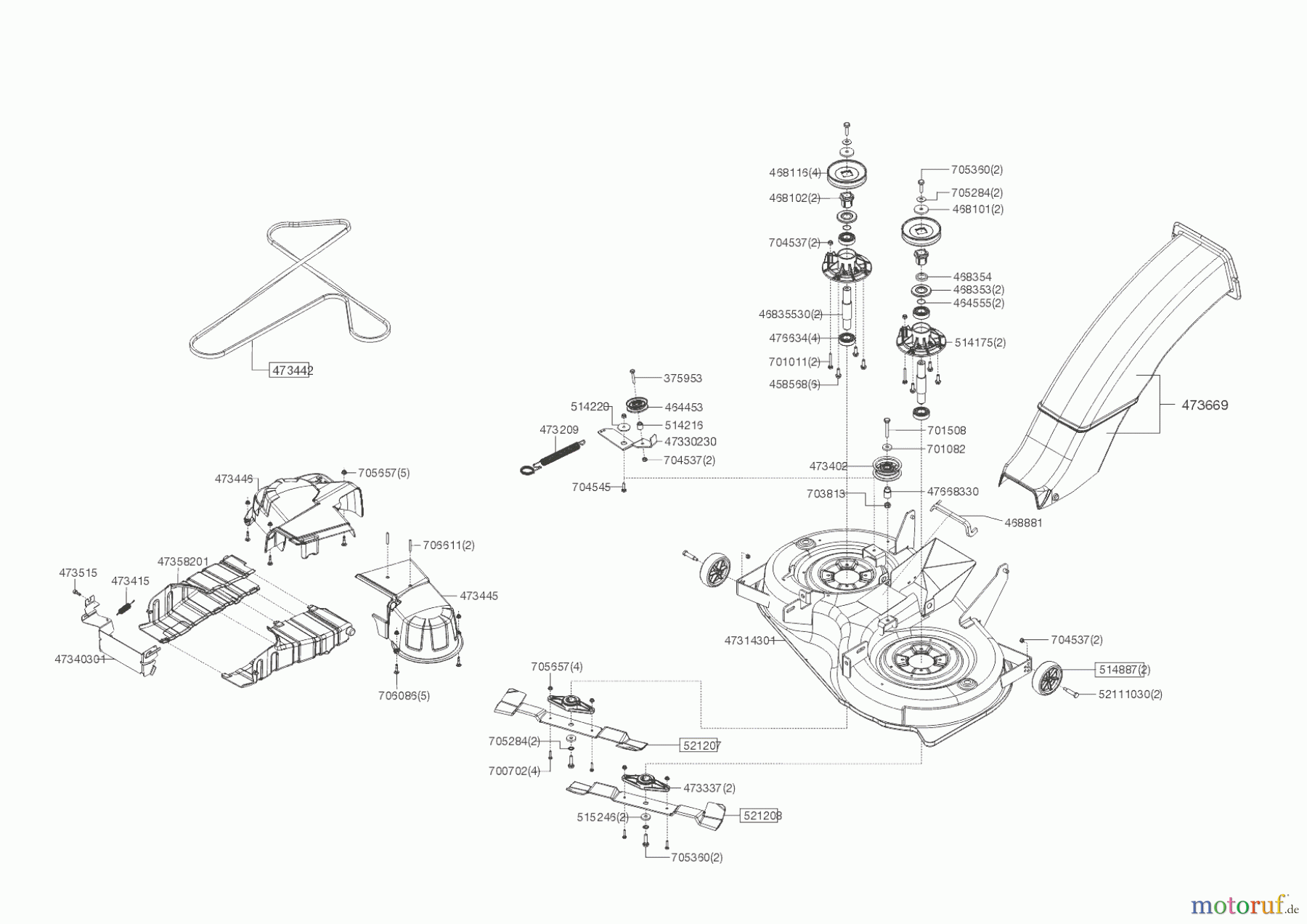 AL-KO Gartentechnik Rasentraktor T17-103.8 ab 04/2020 Seite 6