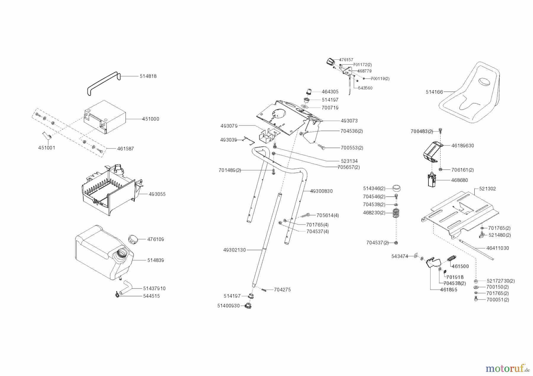 AL-KO Gartentechnik Rasentraktor T17-103.8 ab 04/2020 Seite 7