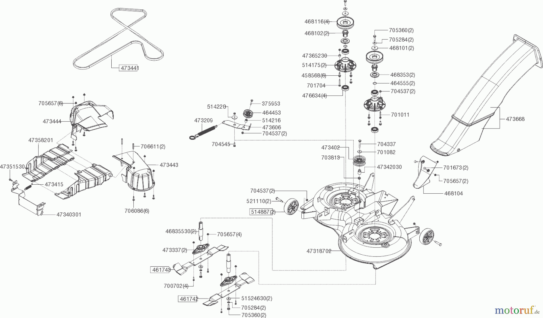 Solo by AL-KO Gartentechnik Rasentraktor T16-93.7 HD V2 COMFORT ab 04/2020 Seite 6