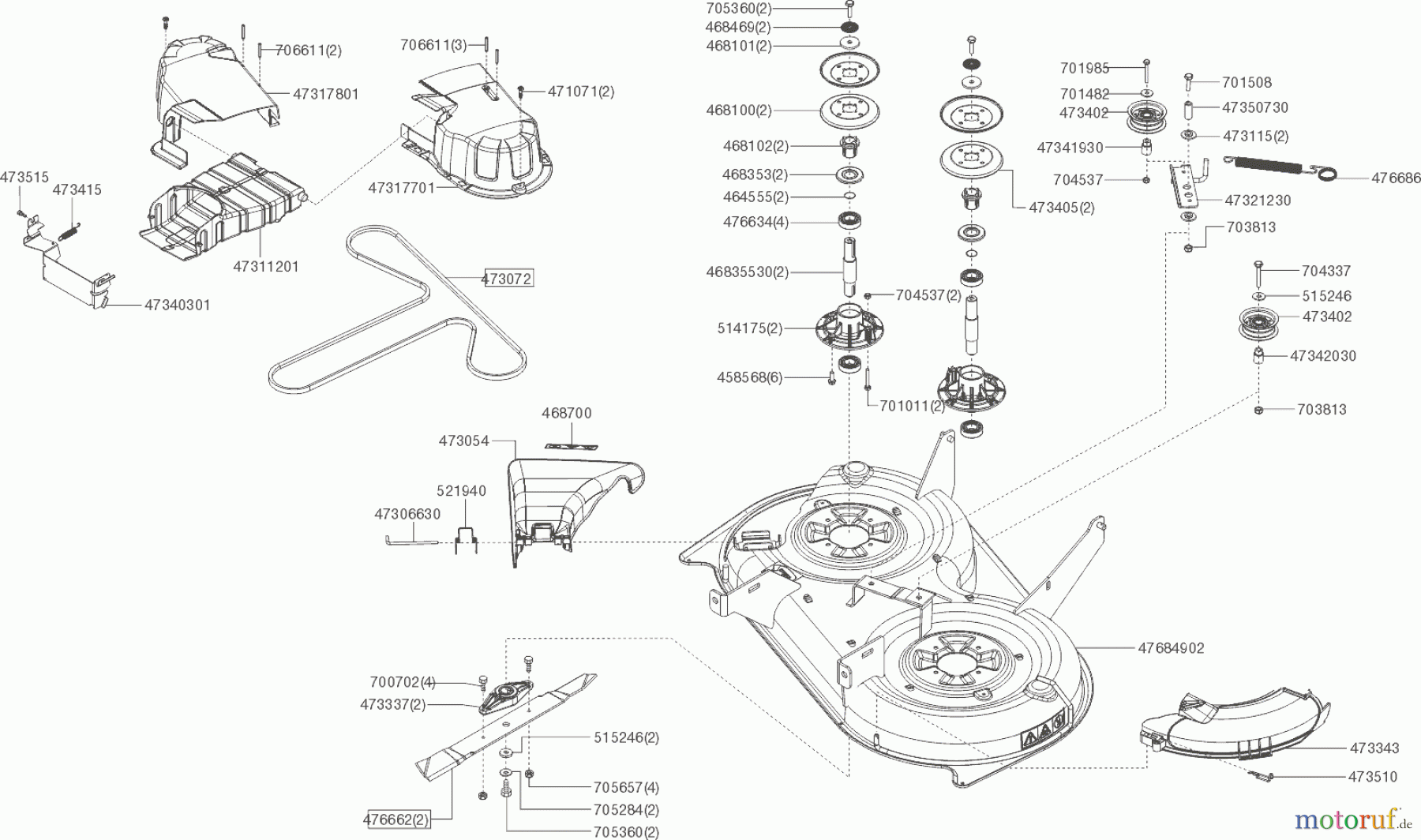 Solo by AL-KO Gartentechnik Rasentraktor T22-111.7 HDS-A V2 COMFORT ab 04/2020 Seite 6
