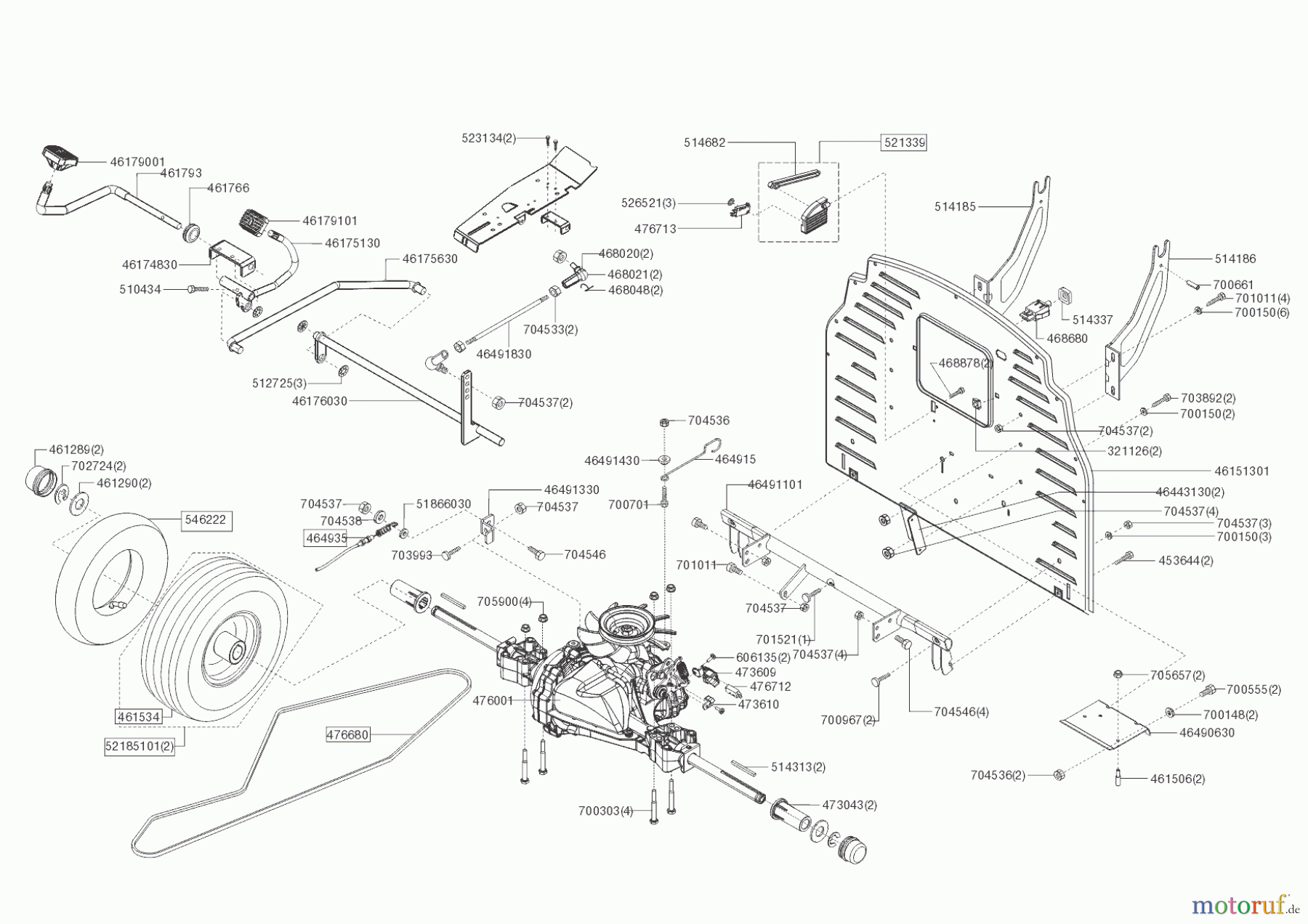AL-KO Gartentechnik Rasentraktor TRAKTOR T17.5-102 HYDRO AL-KO 09/2020 Seite 3