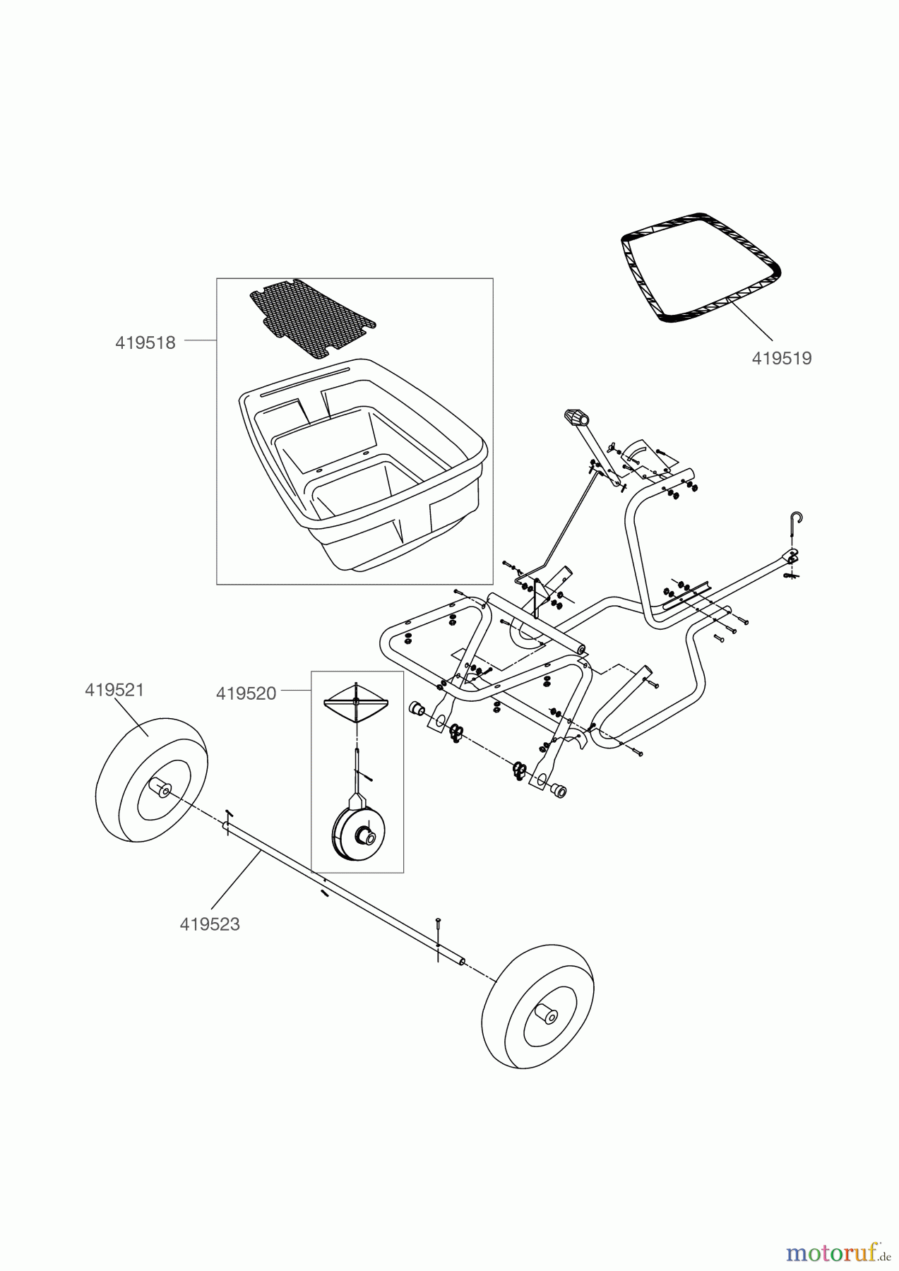 AL-KO Gartentechnik Zubehör Gartentechnik Traktor-Streuer SP 60 01/2021 Seite 1