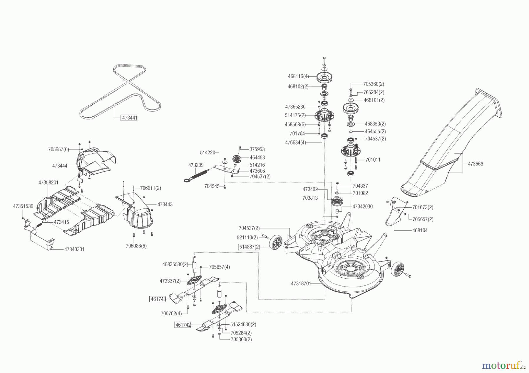  AL-KO Gartentechnik Rasentraktor TRAKTOR 15-93.2 HD-A EASY  08/2021 Seite 6