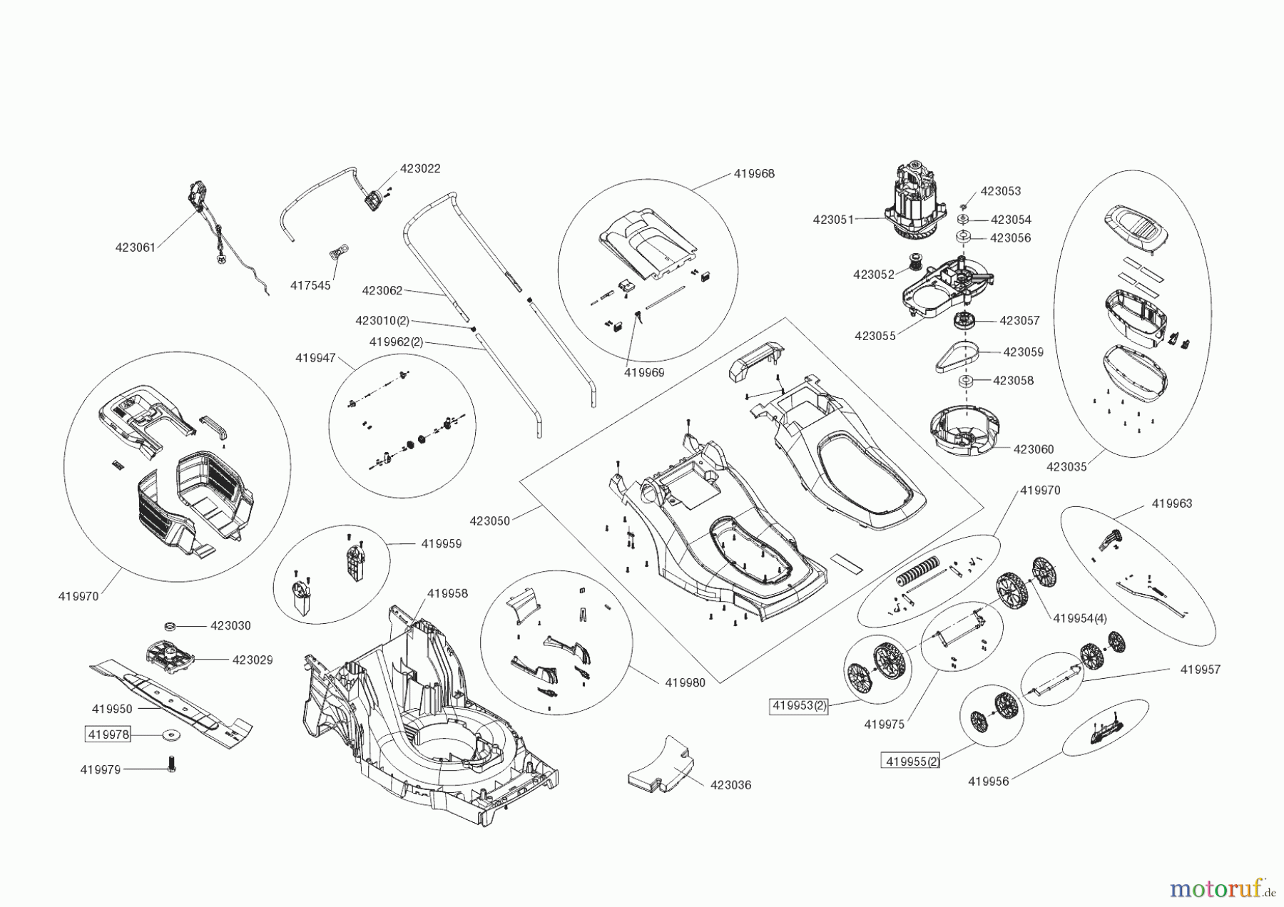 AL-KO Gartentechnik Elektrorasenmäher ELEKTRO-RASENMÄHER 3.82 E EASY (UK) 07/2022 Seite 1