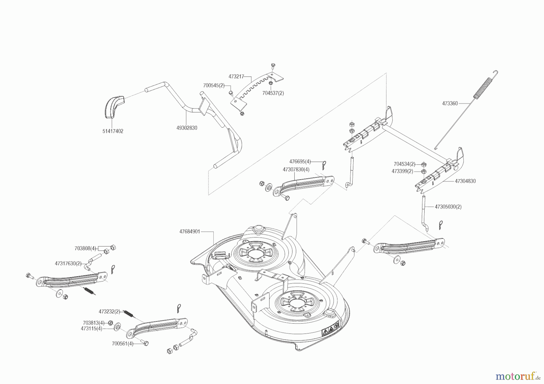  AL-KO Gartentechnik Rasentraktor TRAKTOR 18-111.2 HDS COMFORT  ab 11/2022 Seite 5