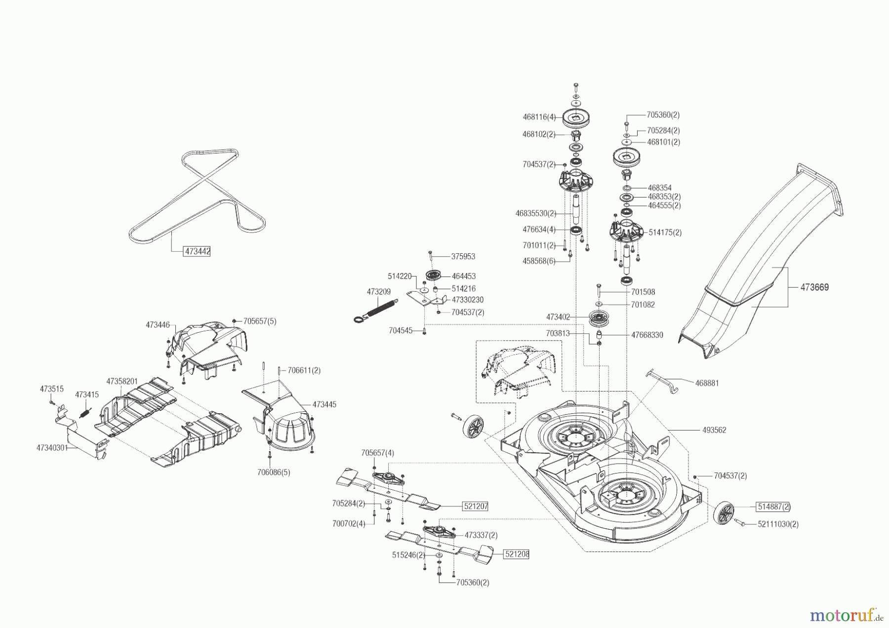 AL-KO Gartentechnik Rasentraktor TRAKTOR 18-103.2 HD COMFORT  ab 04/2023 Seite 6