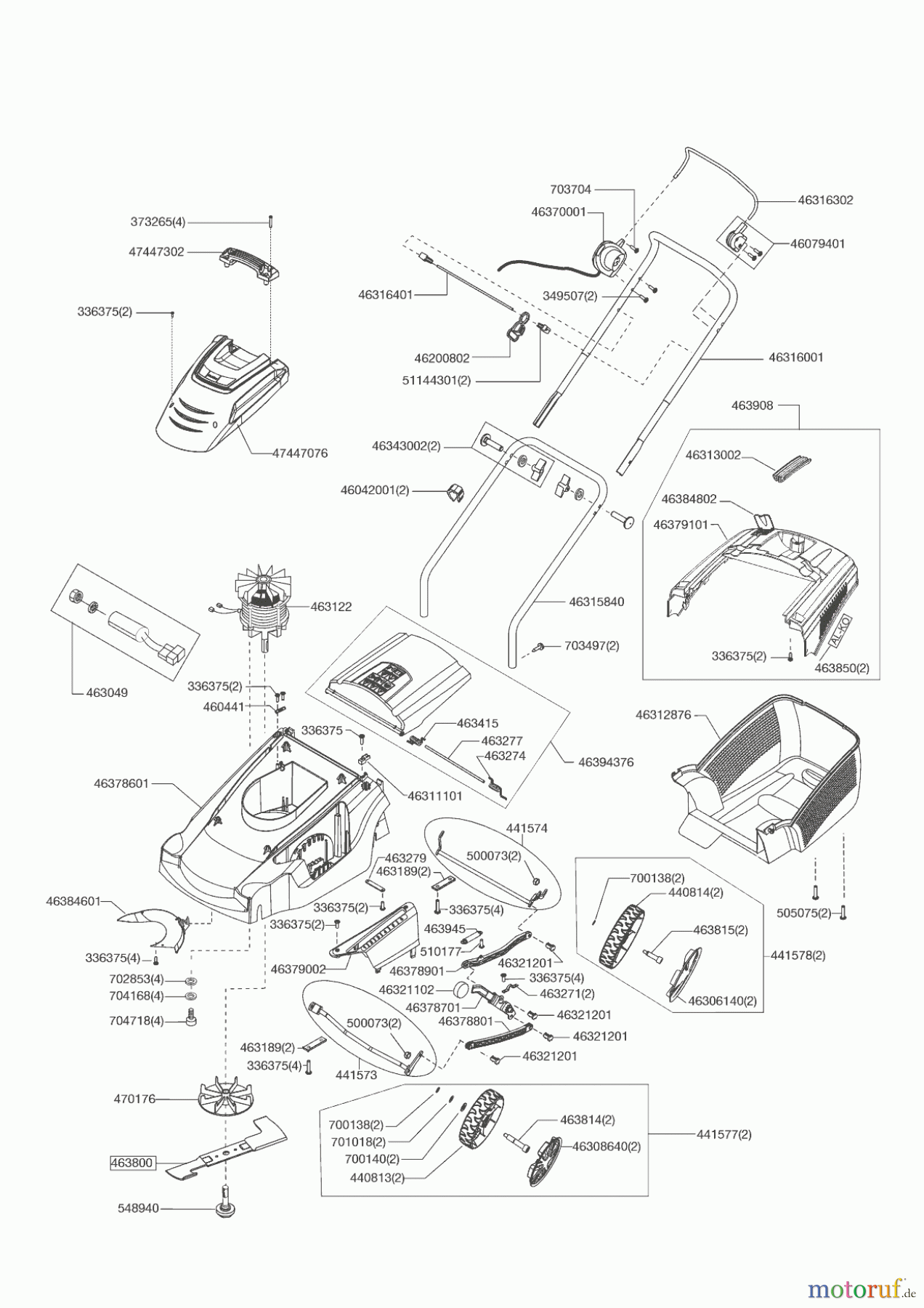 AL-KO Gartentechnik Elektrorasenmäher Comfort 34.4 E 12/2023 Seite 1