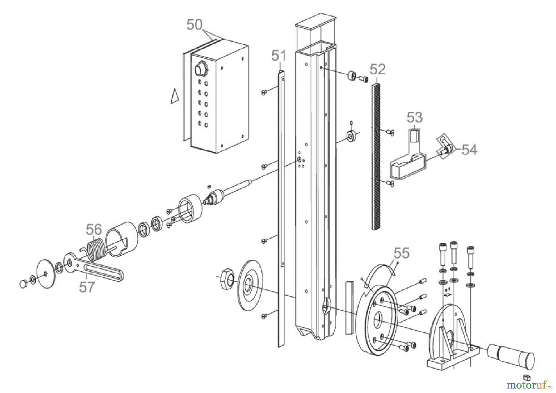 Güde Metallbearbeitung Dreh- und Fräsmaschinen Fräsmaschinen MINI BOHR- & FRÄSMASCHINE GBF 550 - 48140 FSL48140-03 Seite 3