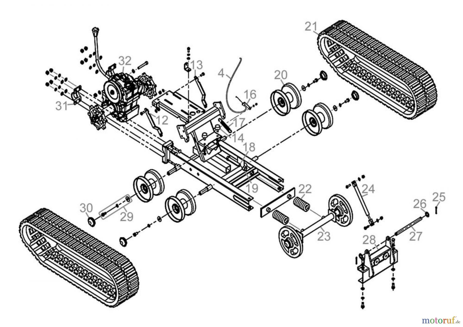  Güde Baugeräte Transportgeräte RAUPENDUMPER GRD 300/R - 55461 FSL55461-02 Seite 2