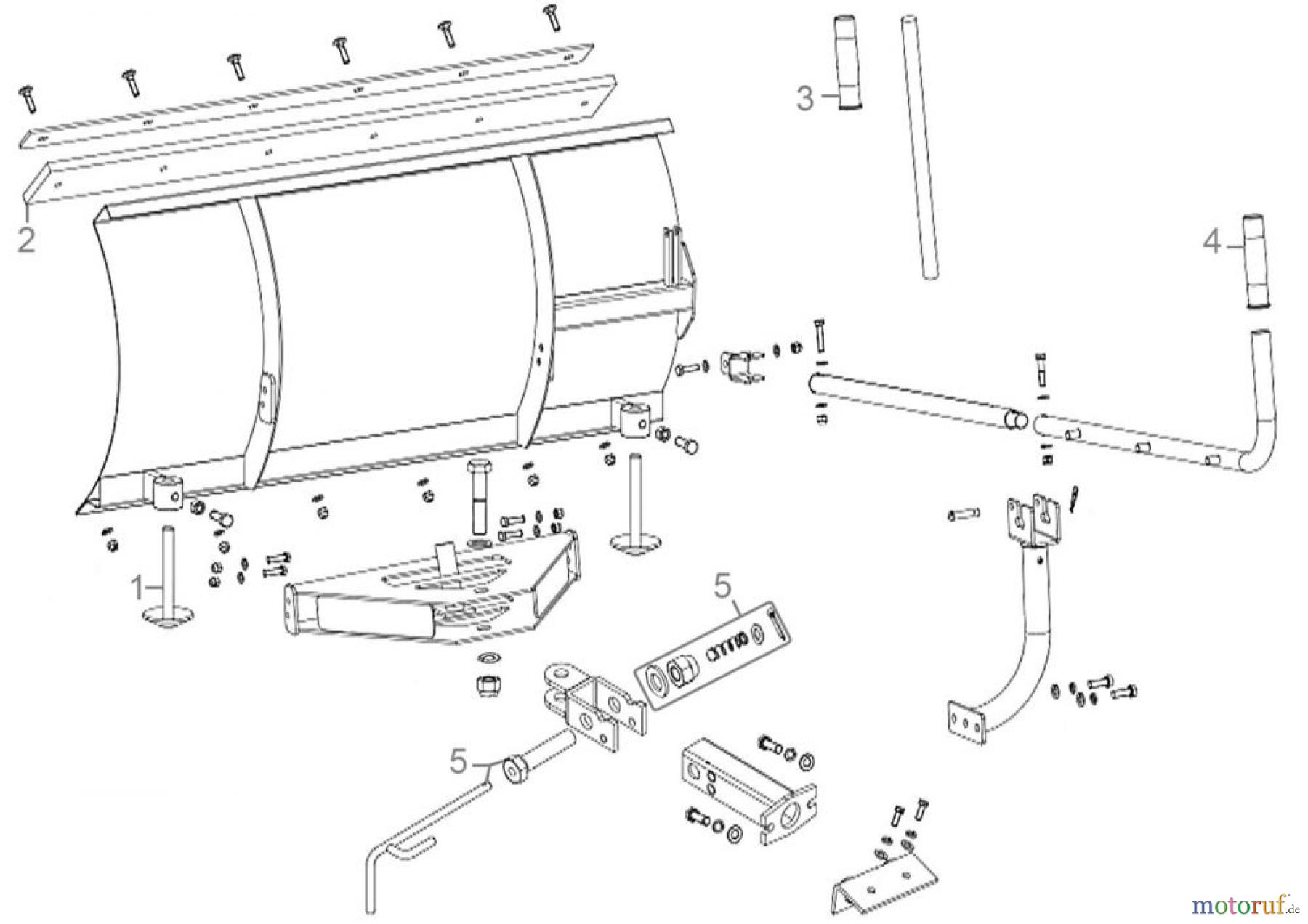 Güde Baugeräte Transportgeräte Zubehör Schneeschild GRD 500/R Art.Nr.: 55569 FSL55569-01 Seite 1