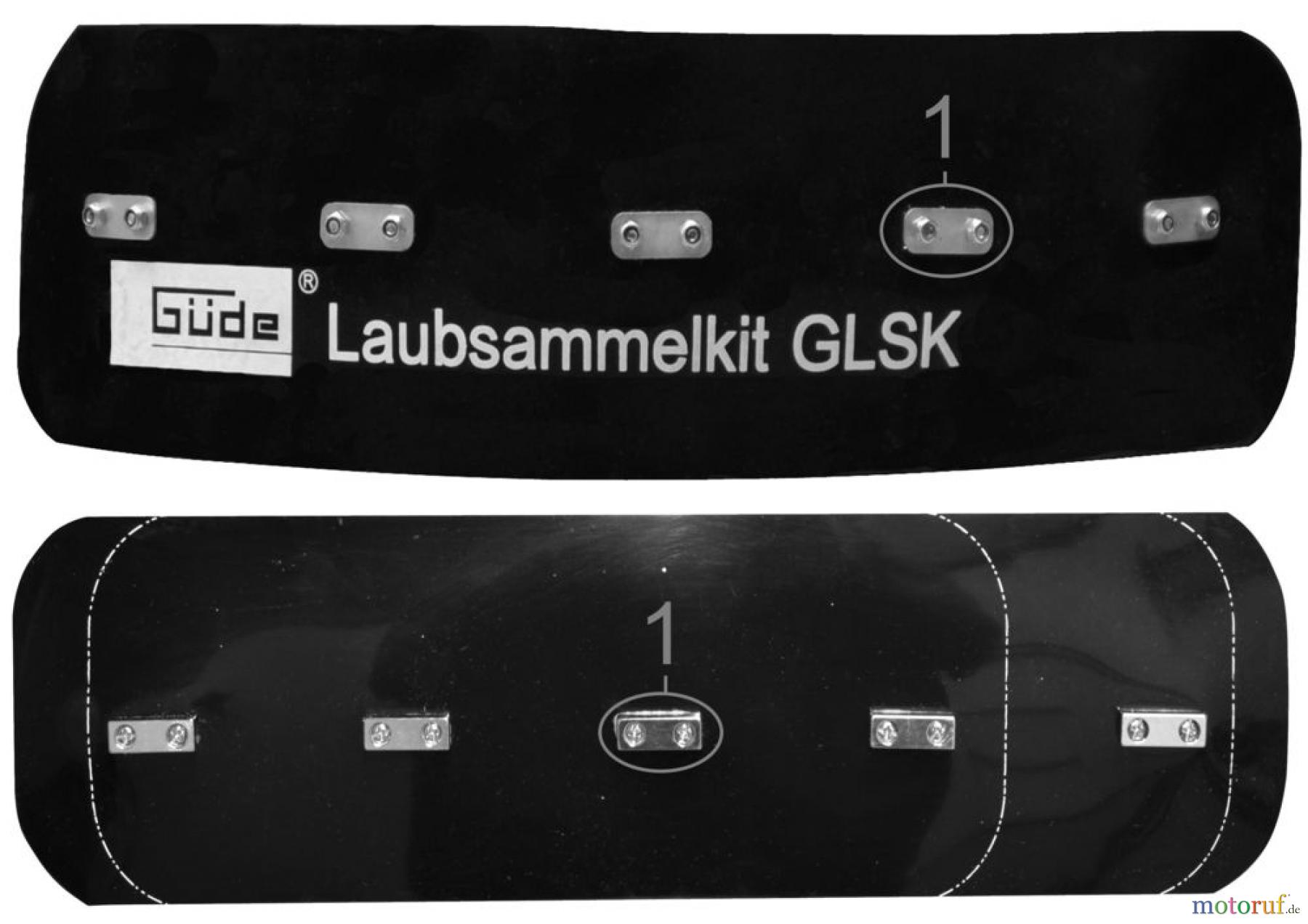  Güde Gartentechnik Rasenmäher Benzin-Rasenmäher Zubehör Laubsammelkit GLSK UNI Art.Nr.: 95302 FSL95302-01 Seite 1