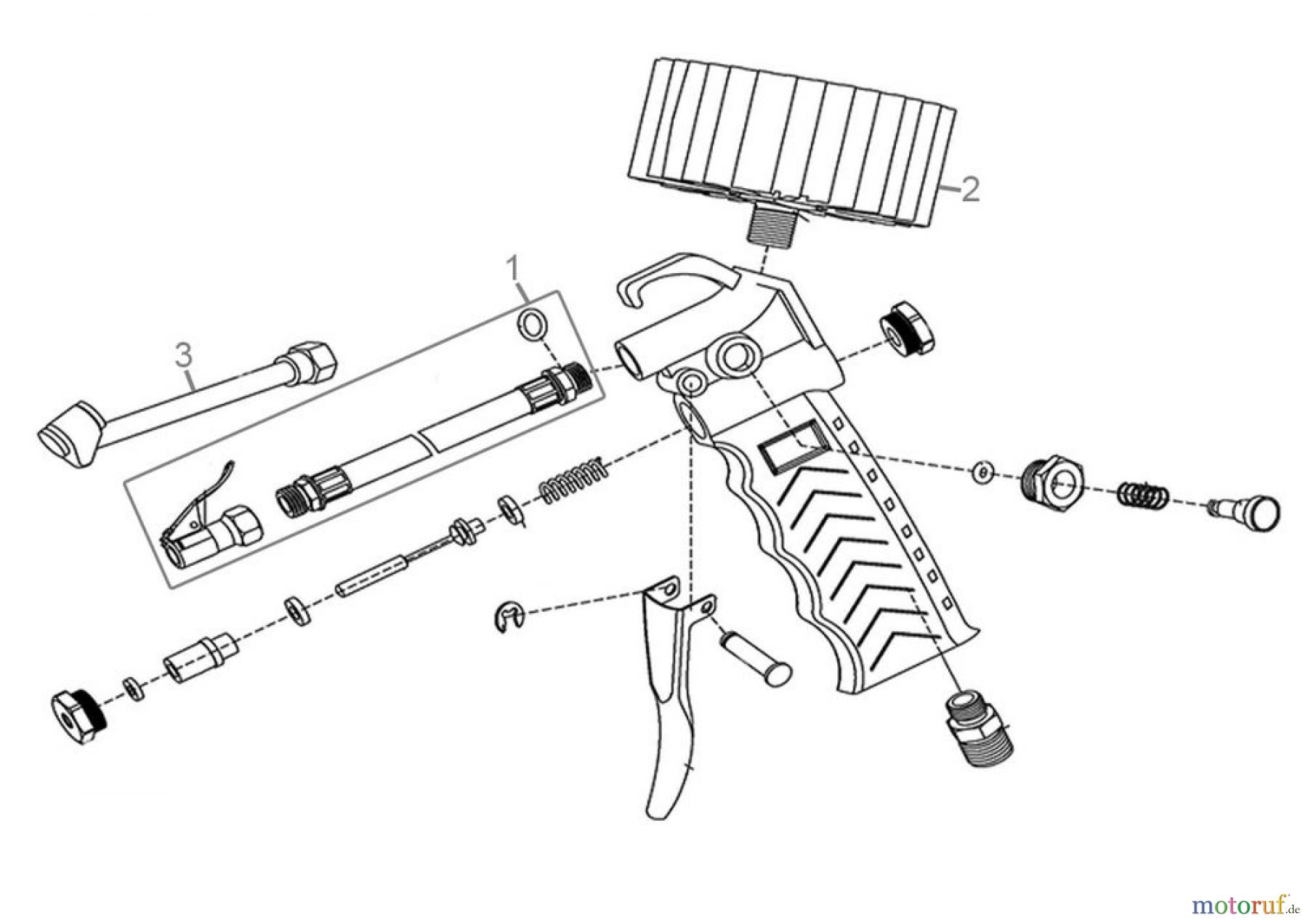 Güde Drucklufttechnik Druckluft Zubehör Reifenfüller Reifenfüller PROFI Art.Nr.: 2756 FSL02756-01 Seite 1
