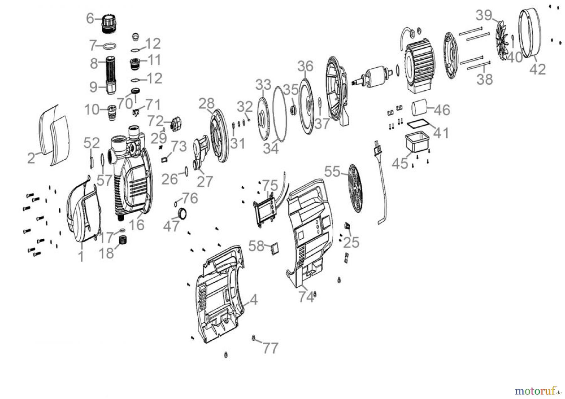 Güde Pumpentechnik Hauswasserautomaten Hauswasserautomat HWA 1100.1 VF Art.Nr.: 93907 FSL93907-01 Seite 1