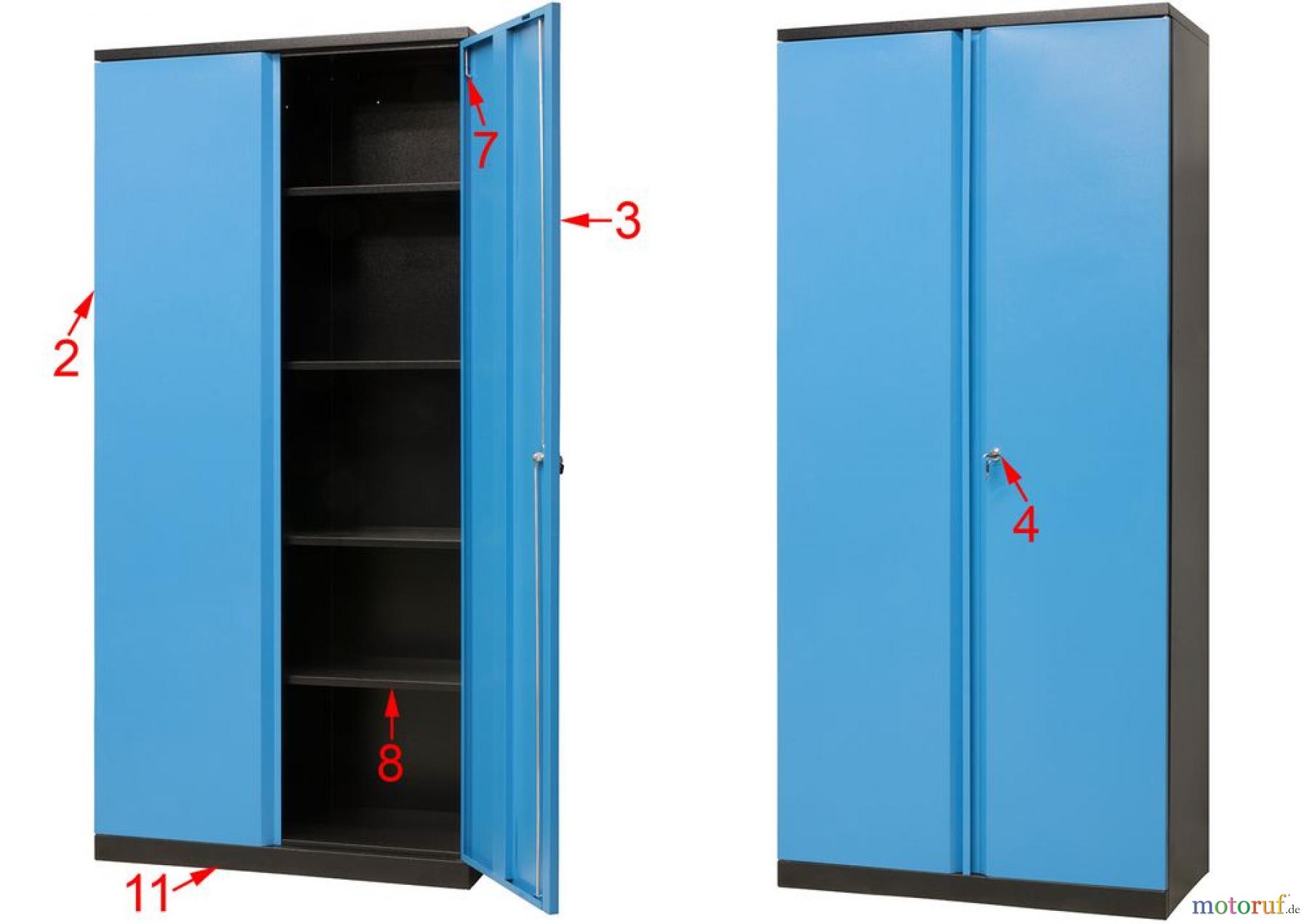 Güde Werkstatteinrichtung Werkzeugschränke Werkzeugschrank GWS Art.Nr.: 40478 FSL40478-02 Seite 1