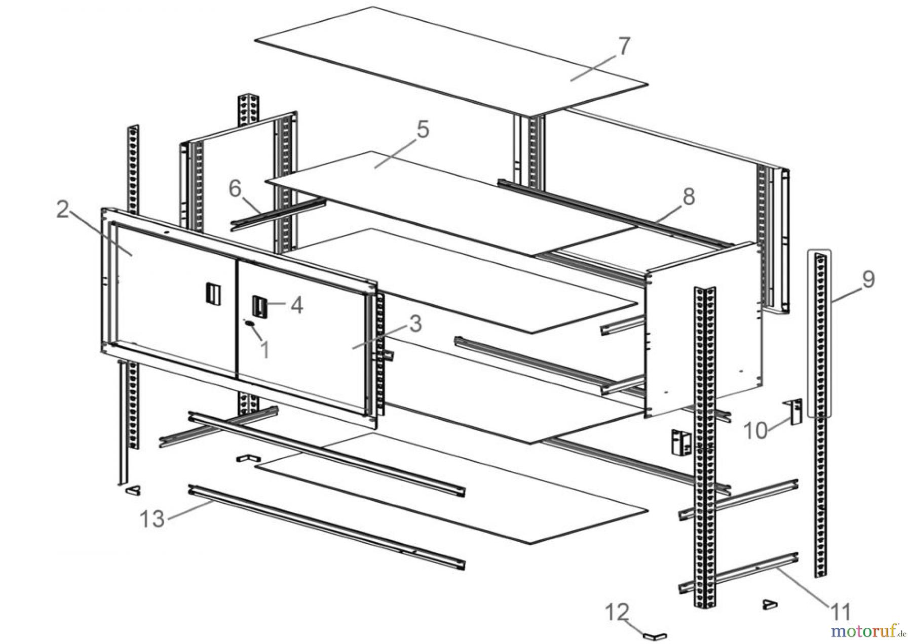 Güde Werkstatteinrichtung Werkzeugschränke Steckregalschrank Art.Nr.: 40479 FSL40479-01 Seite 1