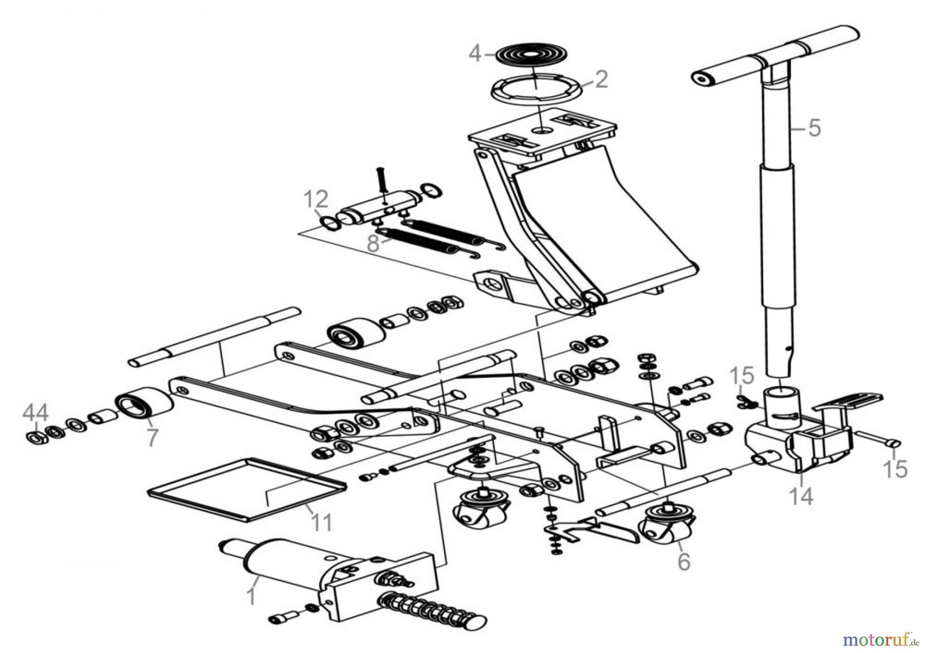 Güde Hebetechnik Rangierwagenheber Rangierwagenheber GRH 2/500LN Art.Nr.: 18034 FSL18034-01 Seite 1