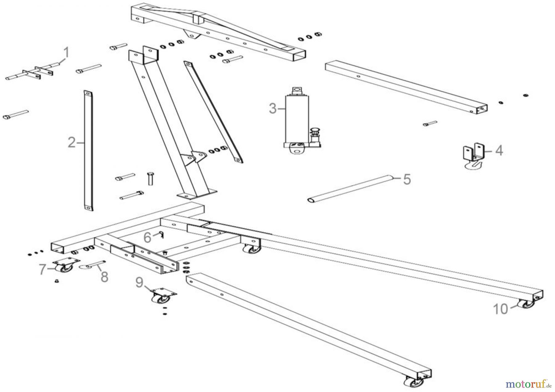 Güde Hebetechnik Werkstattkrane Werkstattkran 1000.1 kg Art.Nr.: 24363 FSL24363-01 Seite 1