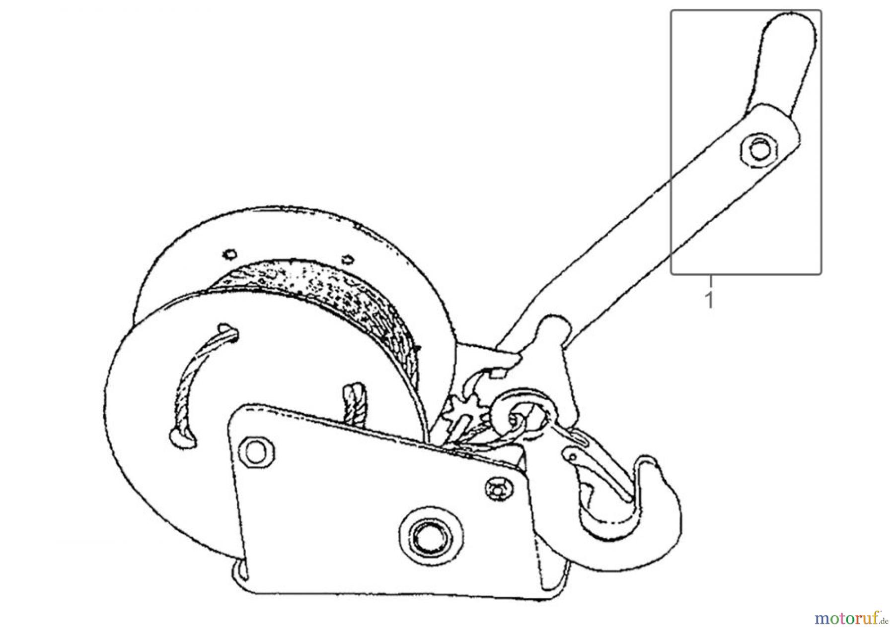 Güde Hebetechnik Gurtwinden Gurtwinde GGHW 540/8 Art.Nr.: 38354 FSL38354-01 Seite 1