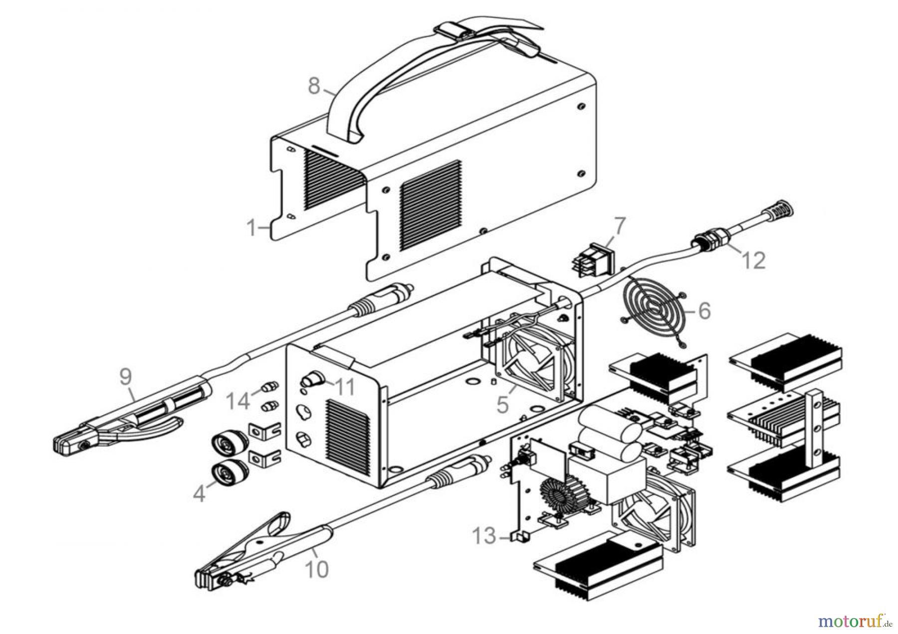  Güde Schweißtechnik Schweißgeräte Elektrodenschweißen bis 150 A INVERTER 140 GC Art.Nr.: 20046 FSL20046-02 Seite 1