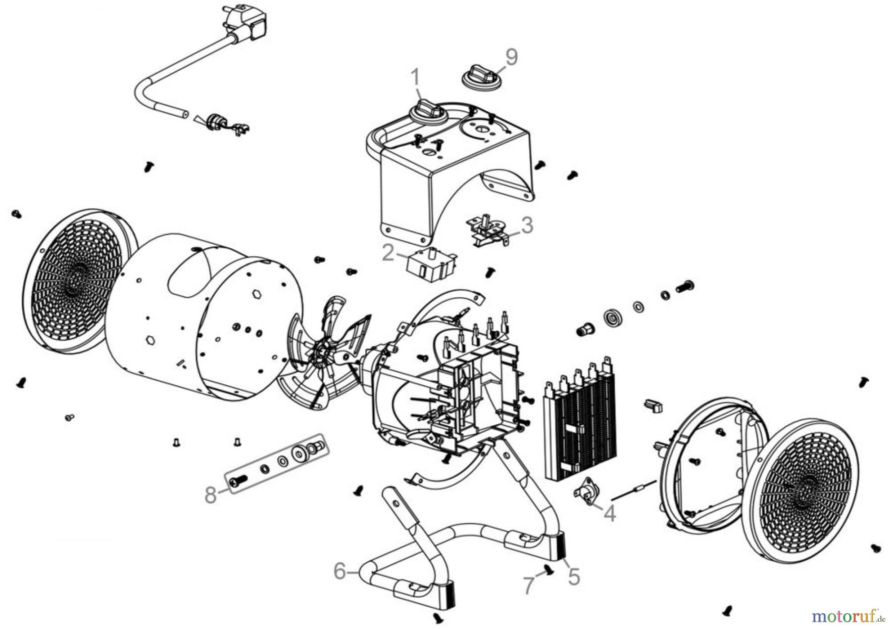 Güde Heizgeräte Elektroheizgeräte Keramik Heizlüfter GH 2000 K Art.Nr.: 85178 FSL85178-01 Seite 1