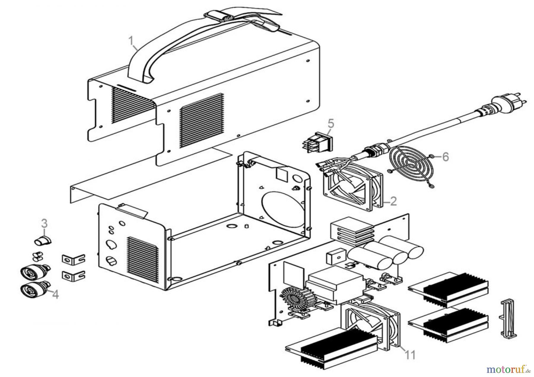  Güde Schweißtechnik Schweißgeräte Elektrodenschweißen ab 150 A Inverter Schweißgerät GIS160 Art.Nr.: 20028 FSL20028-02 Seite 1