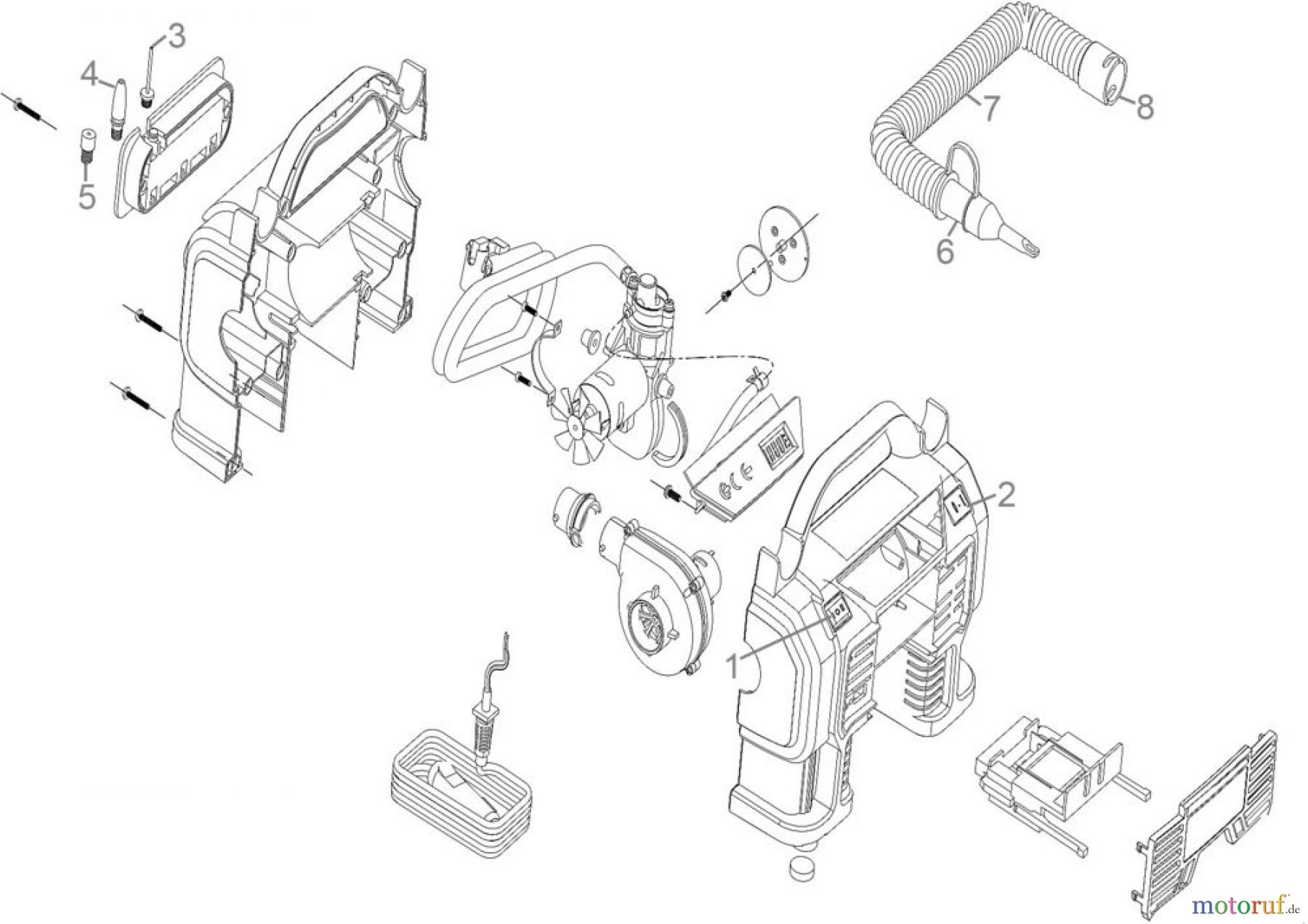 Güde Elektrowerkzeuge Akku-Werkzeuge Akku Kompressor Akku Kompressor K 18-0 Art.Nr.: 58419 FSL58419-01 Seite 1