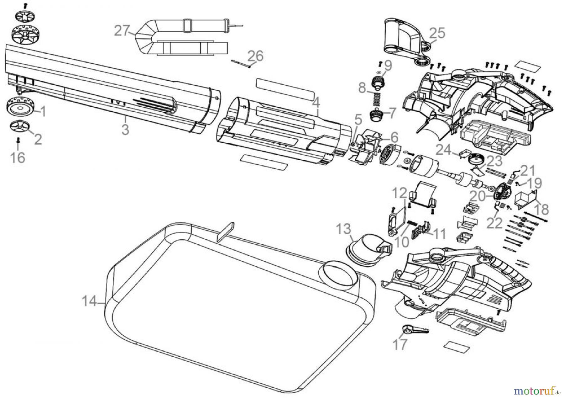 Güde Gartentechnik Laub-Sauger & Bläser Akku Akku Laubsauger LS 36-0 Art.Nr.: 58585 FSL58585-01 Seite 1