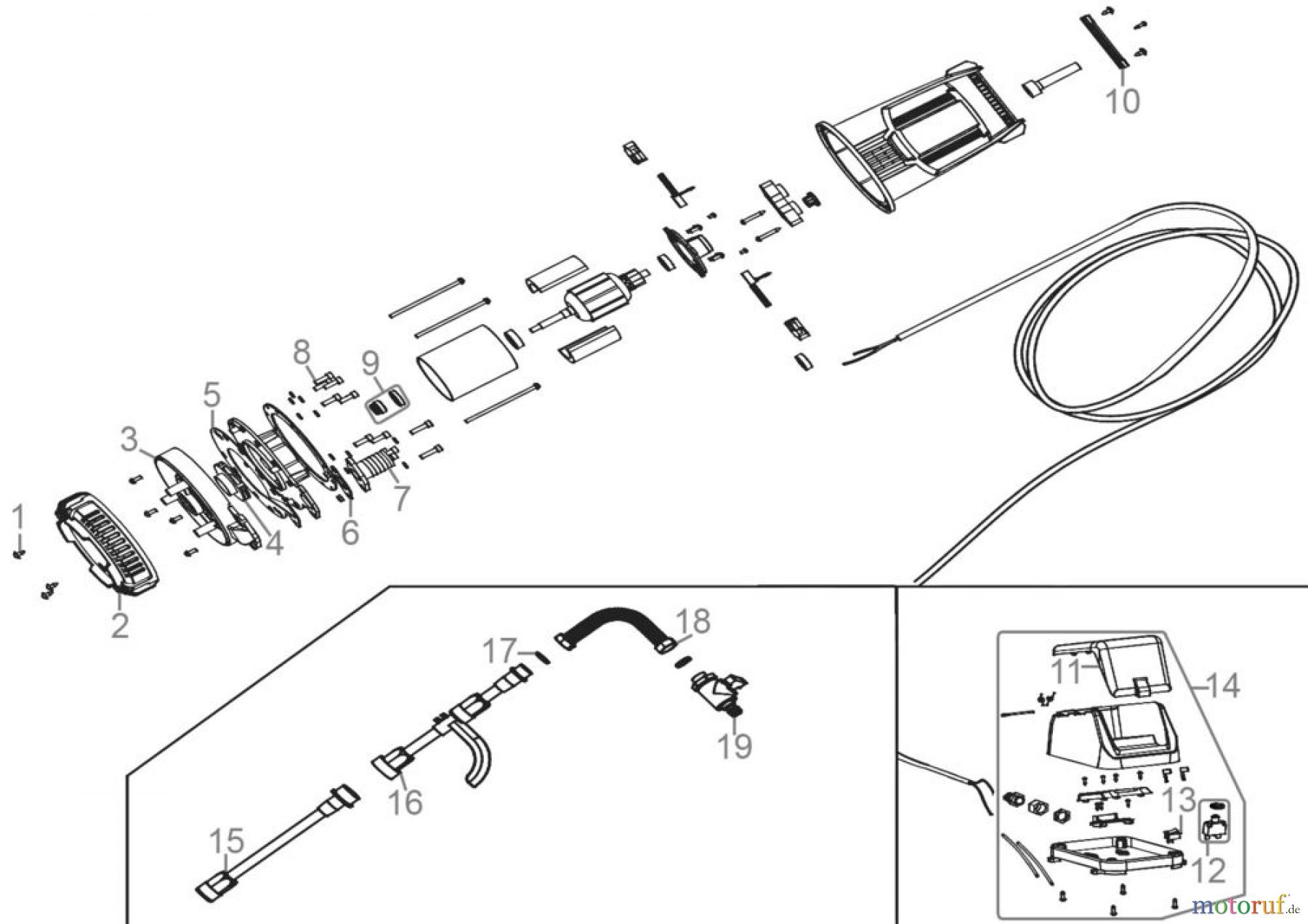 Güde Pumpentechnik Akku Gartenpumpen Akku Regenfasspumpe RFP 18-201-23 Art.Nr.: 58566 FSL58566-01 Seite 1