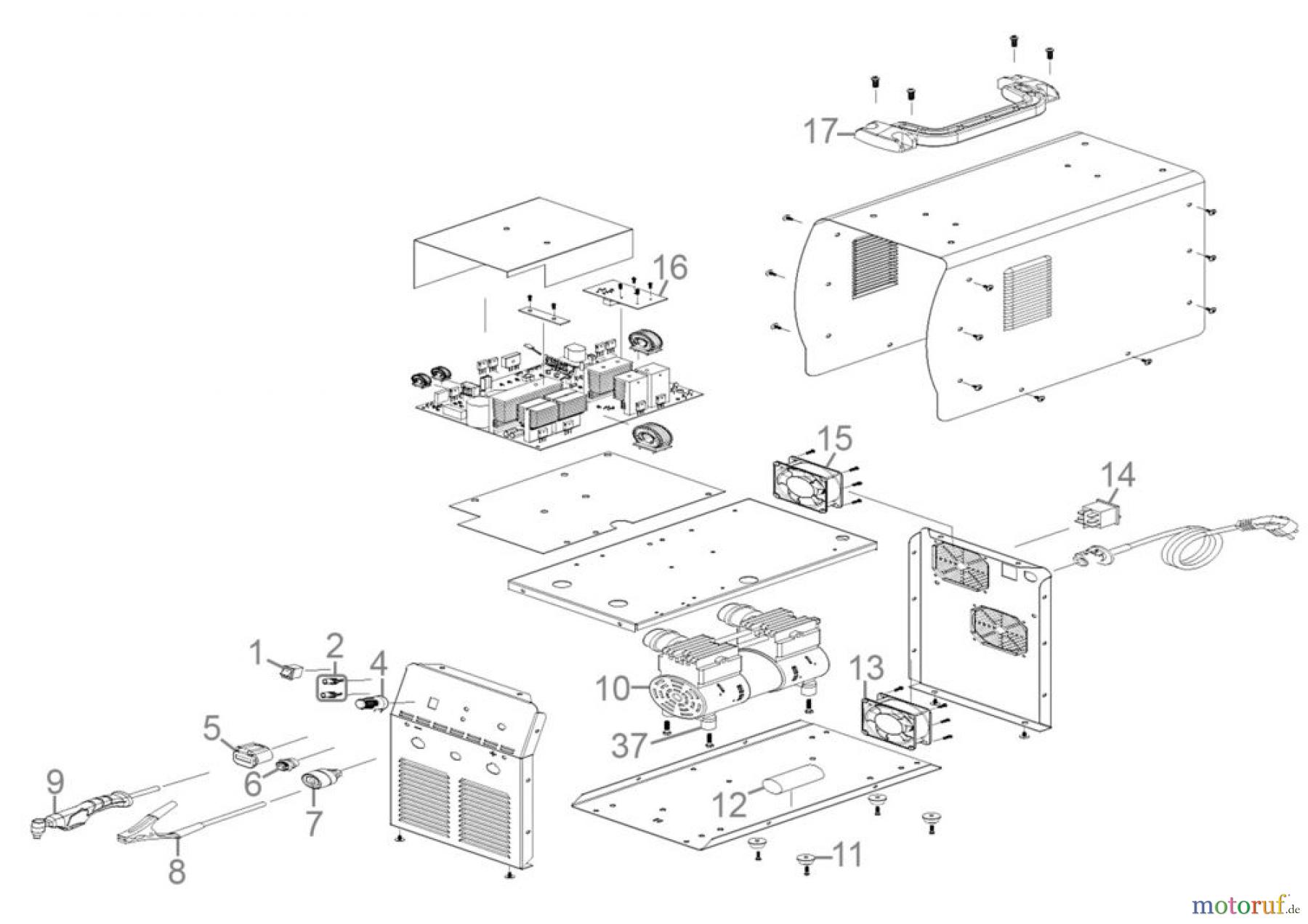  Güde Schweißtechnik Schweißgeräte Plasmaschneider Plasmaschneider GPS-K AirCut 40 AK Art.Nr.: 20095 FSL20095-01 Seite 1