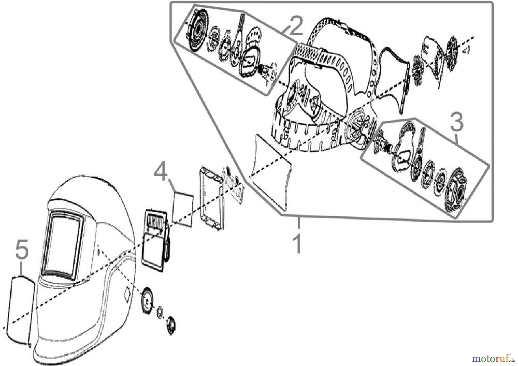 Güde Schweißtechnik Schweißzubehör Schweißschilde Automatischer Schweißhelm GSH-TC-2 Art.Nr.: 16921 FSL16921-02 Seite 1