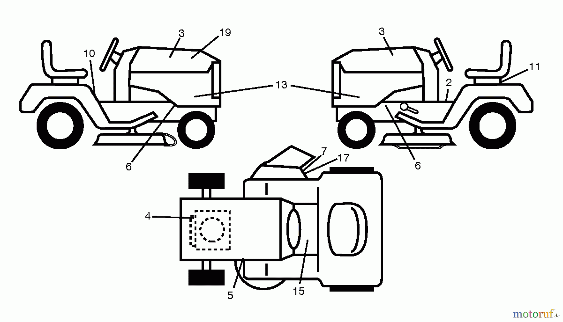 Husqvarna Rasen und Garten Traktoren LTH 2142DR (96041023602) - Husqvarna Lawn Tractor (2013-05) DECALS