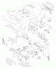 Husqvarna YTH 150 (954140007) (HCLTH150H) - Yard Tractor (1998-10 to 1999-02) Ersatzteile Chassis And Enclosures