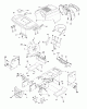 Husqvarna YTH 1746 (954568533) - Yard Tractor (2002-01 to 2002-01) Ersatzteile Chassis And Enclosures