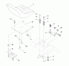 Husqvarna YTH 1746 (954568533) - Yard Tractor (2002-01 to 2002-01) Ersatzteile Seat Assembly