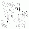 Husqvarna YTH 180 (954002761) (HC18VH42A) - Yard Tractor (1994-10 & After) Ersatzteile Seat Assembly