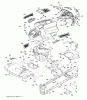 Husqvarna YTH 2042 (96043012102) - Yard Tractor (2011-06 & After) Ersatzteile CHASSIS ENCLOSURES