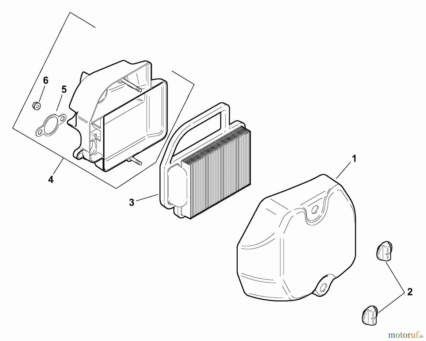 Husqvarna Rasen und Garten Traktoren YTH 20F42T (960430005) (917.279240) - Husqvarna Yard Tractor (2006-05 & After) (Sears Craftsman) Air Intake / Filtration