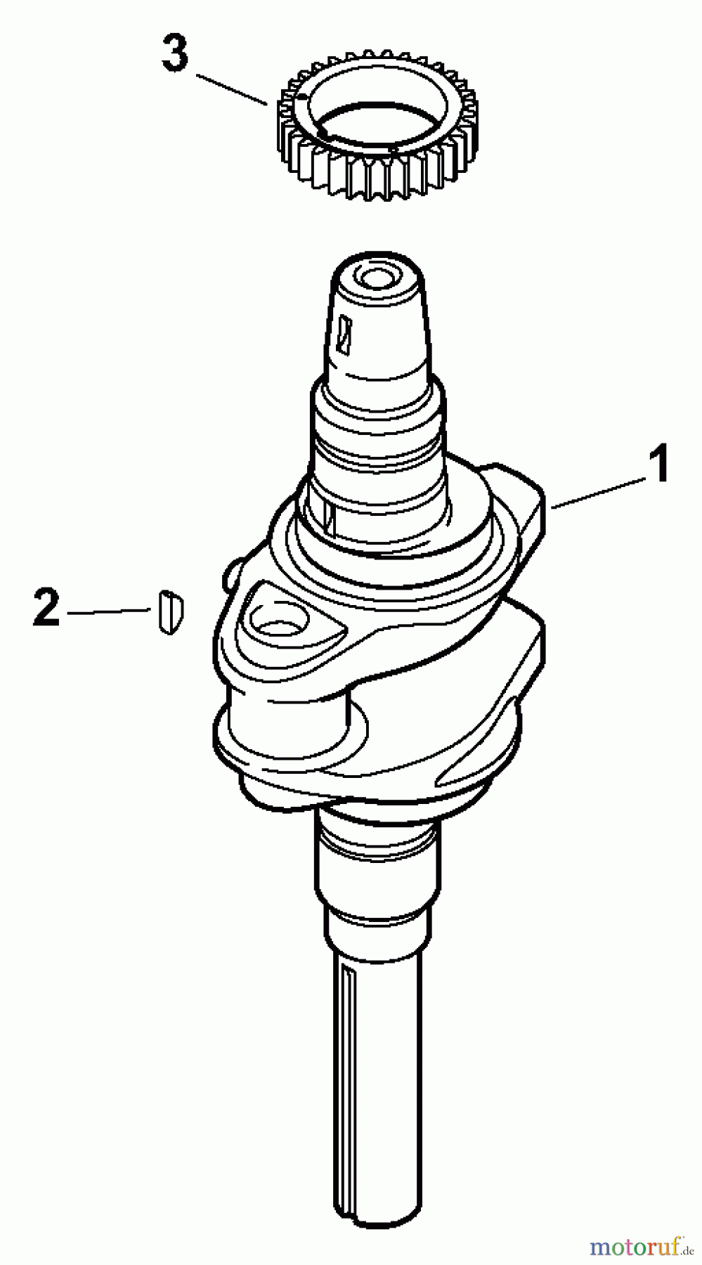 Husqvarna Rasen und Garten Traktoren YTH 20F42T (960430005) (917.279240) - Husqvarna Yard Tractor (2006-05 & After) (Sears Craftsman) Crankshaft