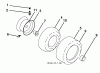 Husqvarna YTH 20K46 (917.289541) - Yard Tractor (2010-01 & After) (Sears Craftsman) Ersatzteile Wheels And Tires
