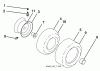 Husqvarna YTH 20K46 (96045000410) - Yard Tractor (2008-12 & After) Ersatzteile Wheels And Tires