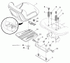 Husqvarna YTH 20K46 (96045000411) - Yard Tractor (2008-10 & After) Ersatzteile Seat Assembly
