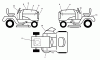 Husqvarna YTH 2148 (954572035) (LO21H48G) - Yard Tractor (2004-04 to 2004-03) Ersatzteile Decals