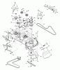 Husqvarna YTH 2148 (954572035) (LO21H48F) - Yard Tractor (2004-03 to 2004-03) Ersatzteile Mower Deck