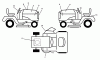 Husqvarna YTH 2148 (954572035) (LO21H48C) - Yard Tractor (2004-03 to 2004-02) Ersatzteile Decals