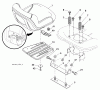 Husqvarna YTH 21K46 (96043009500) - Yard Tractor (2009-10 & After) Ersatzteile Seat Assembly